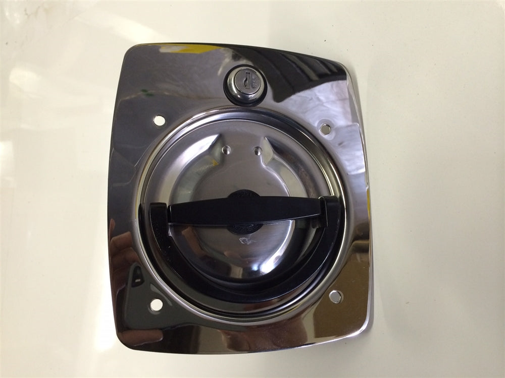 D-Ring Handle w/ lock, Square, Keyed 1250