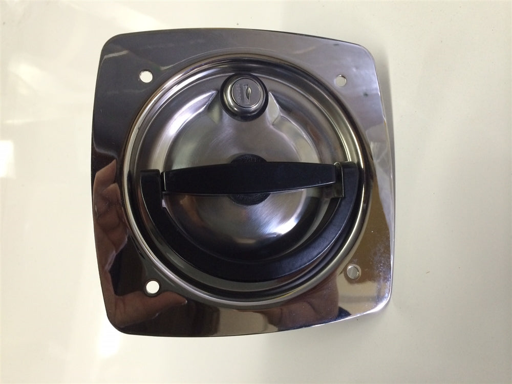 D-Ring Handle w/ Pillar lock, Square, Keyed 1250
