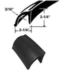 Rubber Fenderettes, Per Foot