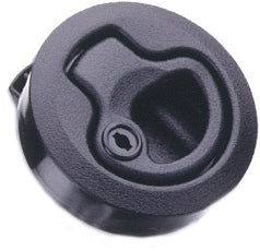 Southco Flush Pull Latch, Locking, Black