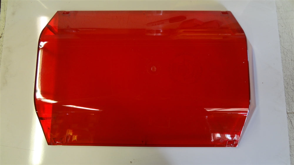 MX7000 Lightbar Lens, Top, Outboard, Red - CODE-T02102