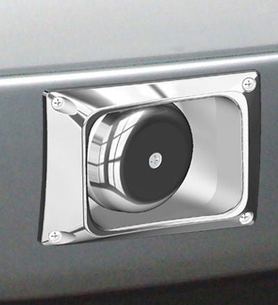 05-'07 F-series Through Bumper Speaker, Driverside, Polished - CPI SAD4312-05FSD-1