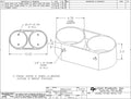 Oxygen Cylinder Cup, "D" & "E"