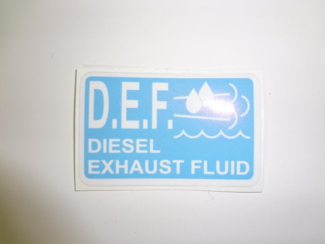 Diesel Exhaust Fluid Decal - DEF-Only