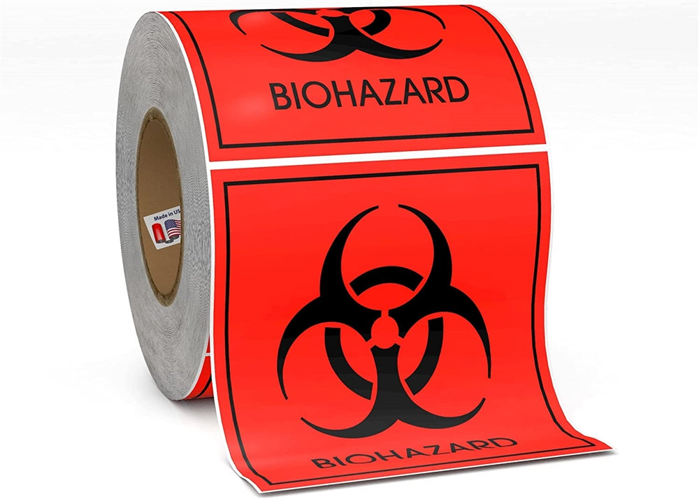 Biohazard sticker - 4" x 4" - Decal-Biohazard
