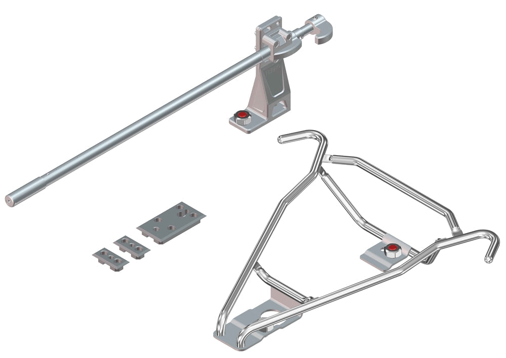 Ferno Cot Fastener, Floor mount, Single Position - FW-175-3