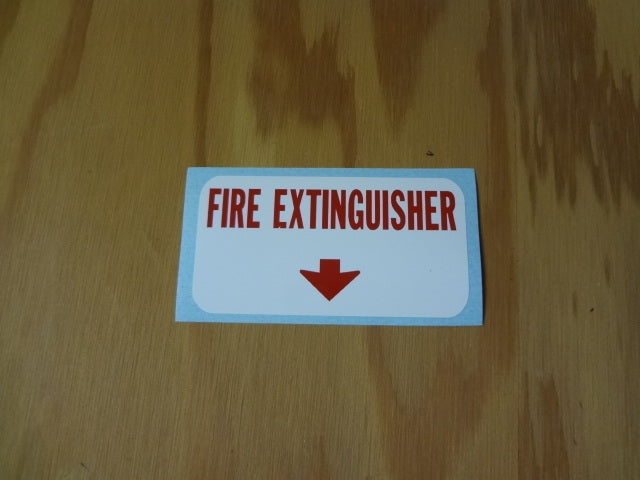 Fire Extinguisher Decal - GRMN-Fire-Extinguisher