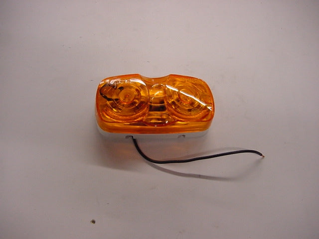 Duramold 2-Bulb Clearance Light, Amber - Grote 46793