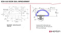 Horton Door Seal / Weatherstrip - Horton-10021105