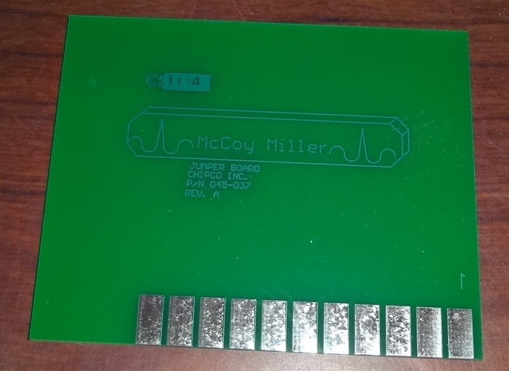 McCoy-Miller Jump Card for EC Panel - MM-107381