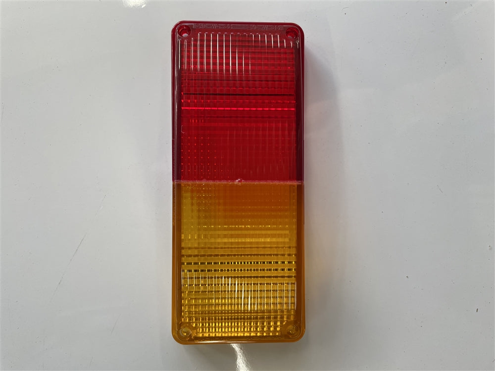 Whelen 73 series Red/Amber split lens - SALE-73-Red-Amber