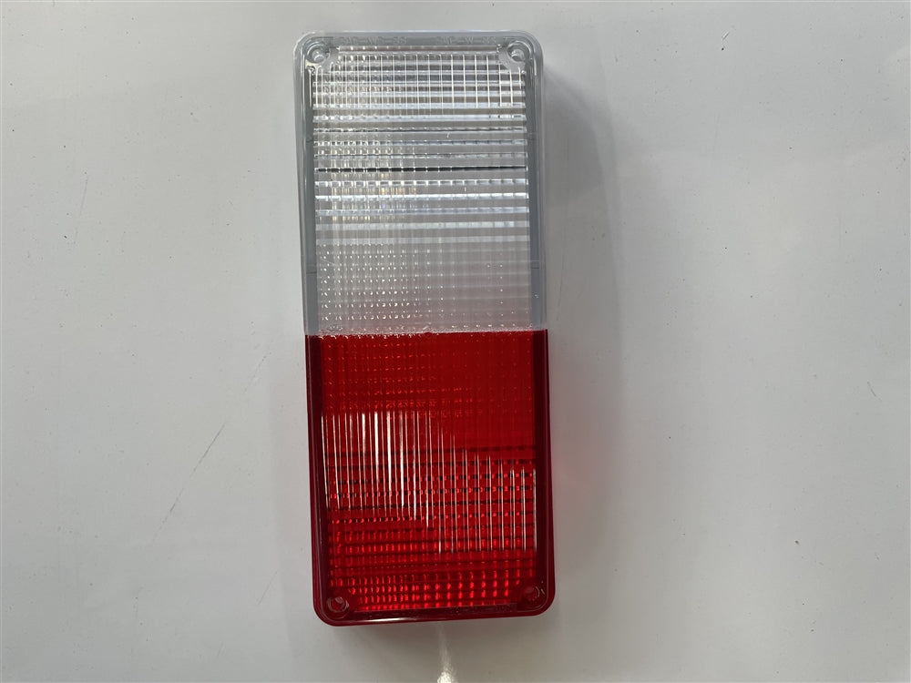 Whelen 73 series Red/Clear split lens - SALE-73-Red-Clear