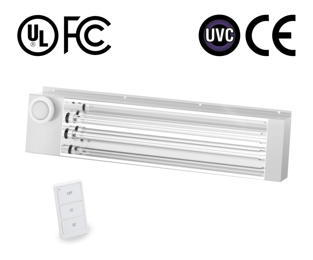 UV-C Wall Mount Light, 120V - UV-42UVX202W