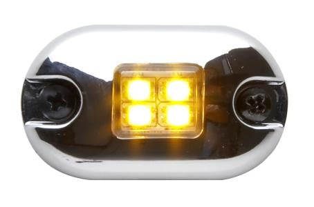 Whelen 0S Series Amber LED Marker - W 0SA00MCR