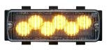 Whelen 500 Series TIR6 Amber Super-LED, Clear Lens - W 50A03ZCR