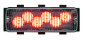 Whelen 500 Series TIR6 Red Super-LED, Clear Lens - W 50R03ZCR