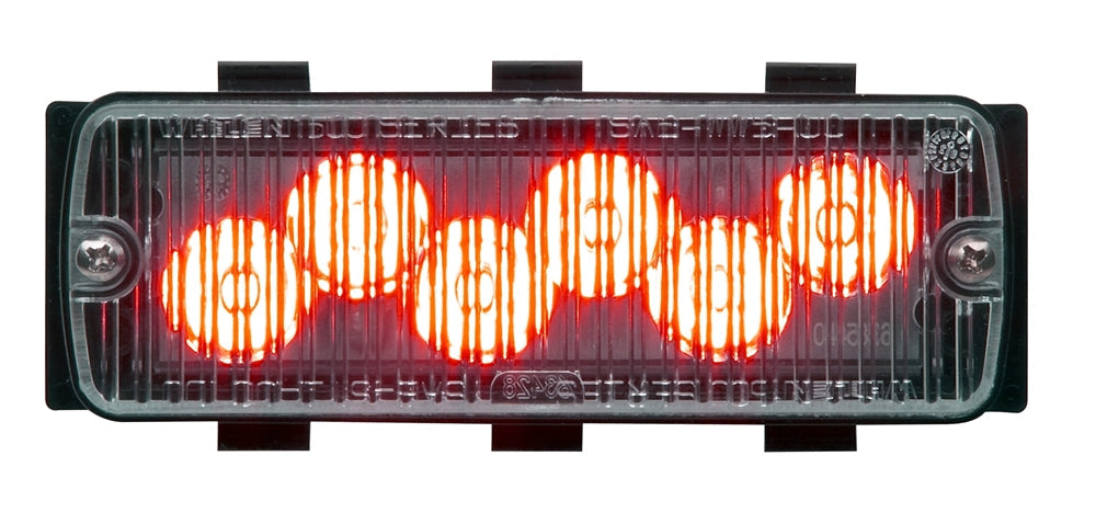 Whelen 500 Series TIR6 Red Super-LED, Clear Lens - W 50R03ZCR
