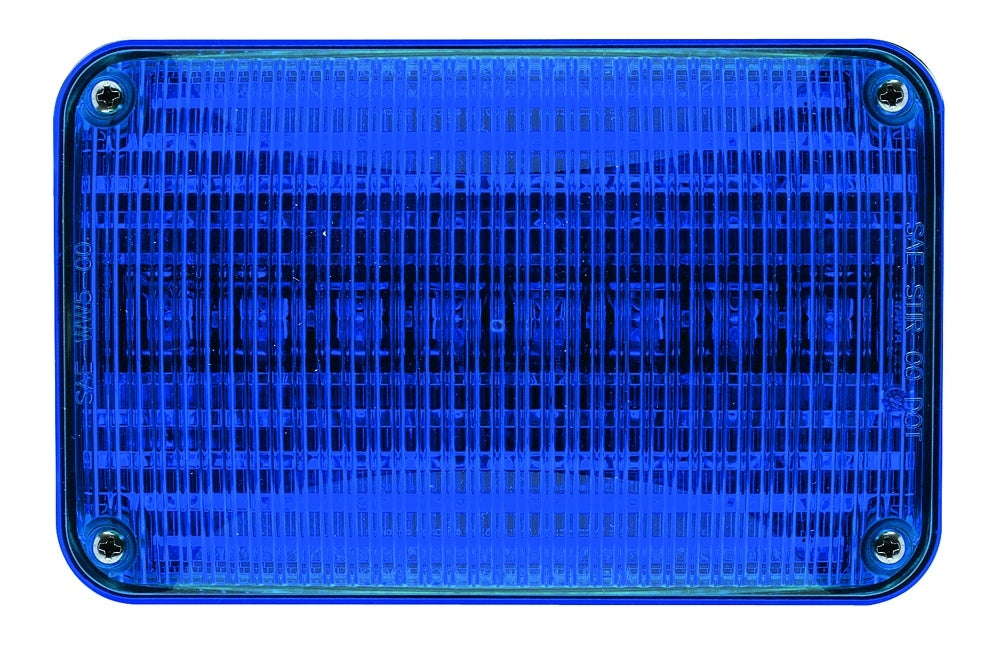 Whelen 600 series Blue LED, Blue Lens - W-60B02FBR