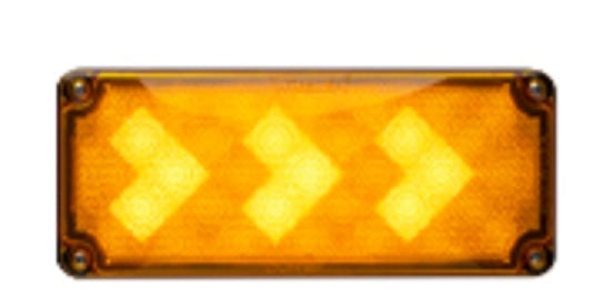 Whelen 700 series LED Turn Signal w/ arrow (replaces 70A00TAR) - W-704T