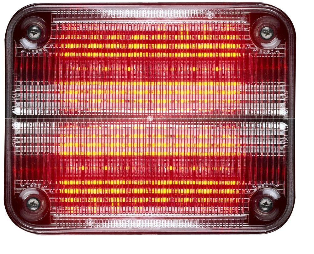 Whelen 900 Series Linear Super Red LED, Clear Lens - W 90RR5FCR