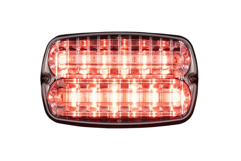 Whelen M9 series Red LED, Clear lens - W-M9RC