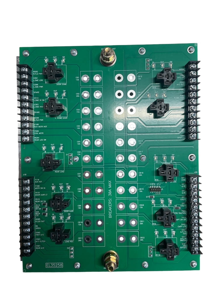 Wheeled Coach Relay Board, Power Board - WC-EL35258