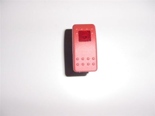 On-Off Switch, (1 light), Red Actuator - WT 44305/44367